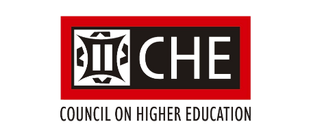 Council on Higher Education (CHE) logo with crest.