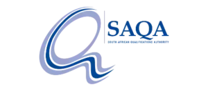 SAQA logo with stylized blue letter Q.